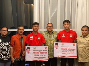 Andre Rosiade Beri Bonus untuk 2 Pemain Timnas U-16 Asal Minang