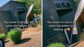 Car Wash meleleh. Foto: Reddit via Boredpanda