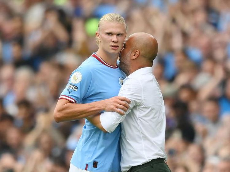 Mantap, Haaland! Sini Pep Peluk Dulu