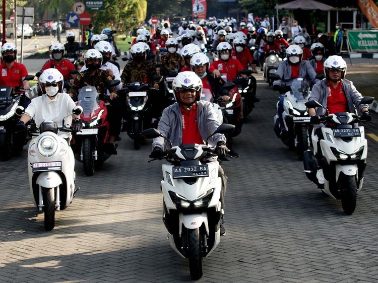 Tiga Menteri Jokowi Kampanye Keselamatan Berkendara di Sleman