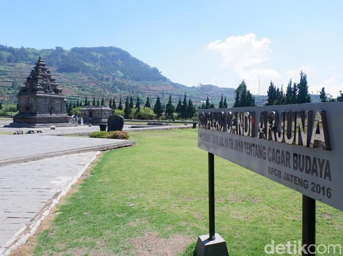 Kompleks Candi Arjuna di Dieng, yang merupakan lokasi gelaran DCF 2022.