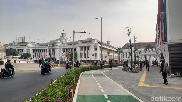 Suasana Kota Tua setelah direvitalisasi.