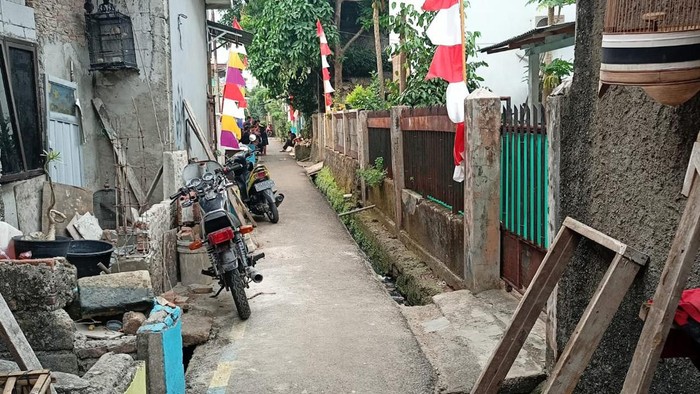 Lokasi cekcok tetangga di Jaktim akibat suara bising karaoke. (Adrial/detikcom)