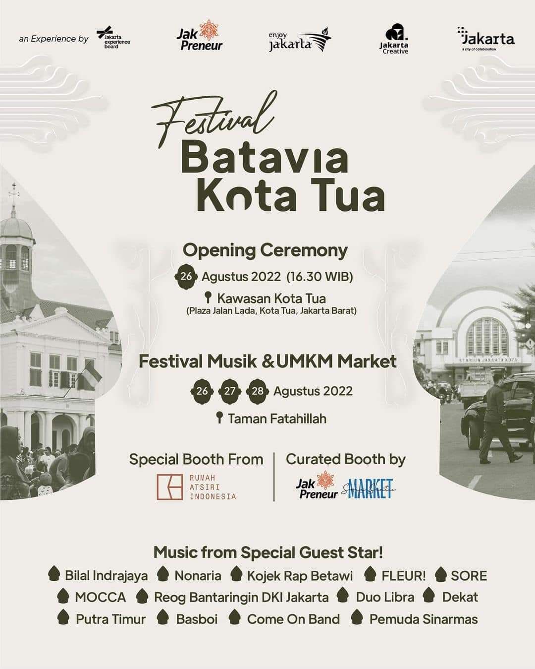 Mau Malam Mingguan di Festival Batavia Kota Tua Jakarta? Ini Infonya