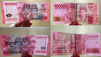 Beda Uang Rupiah Lama dan Baru yang Tiga Nolnya Hilang Saat Diterawang