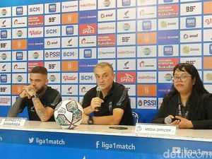 Borneo FC Vs Persita: Milomir Seslija Waspadai Ancaman Lini Depan Lawan