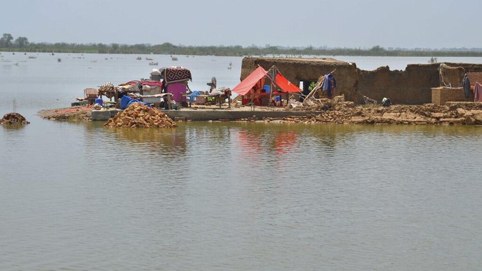 Penampakan Banjir Landa Pakistan Banjir telah melanda Pakistan. Badan Penanggulangan Bencana Nasional (NDMA) menyebut lebih dari 4,2 juta warga terdampak banjir.