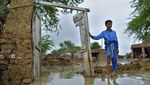 Penampakan Banjir Landa Pakistan