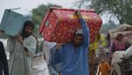 Penampakan Banjir Landa Pakistan