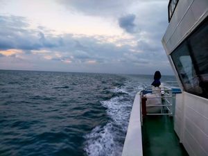 Momen Pencarian Kapal Hilang di Perairan Pangkep Sulsel