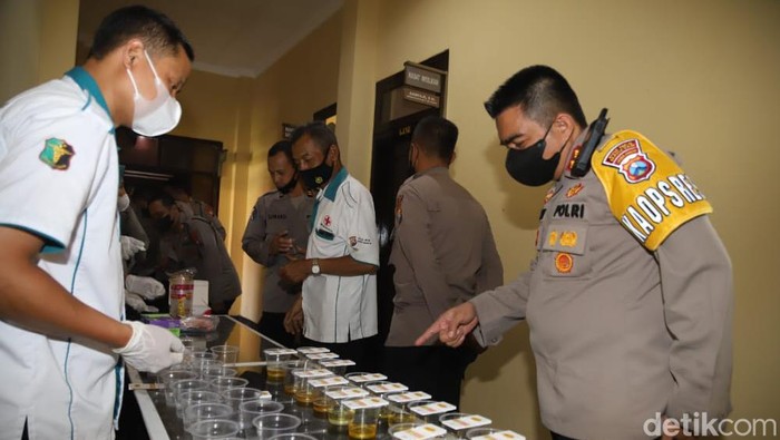 polres magetan tes urine