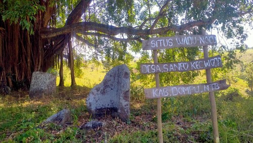 Situs wadu nocu yang terletak di Desa Saneo, Kecamatan Woja, Kabupaten Dompu, Nusa Tenggara Barat (NTB)