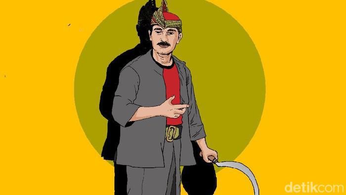 Ilustrasi Sarip Tambak Oso