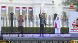 Jokowi Didampingi Kapolri-Habib Luthfi Lepas Kirab Merah Putih di Istana