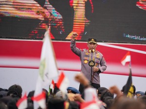 Kirab Merah Putih, Kapolri: Jaga Semangat Persatuan Menuju Indonesia Emas 2045