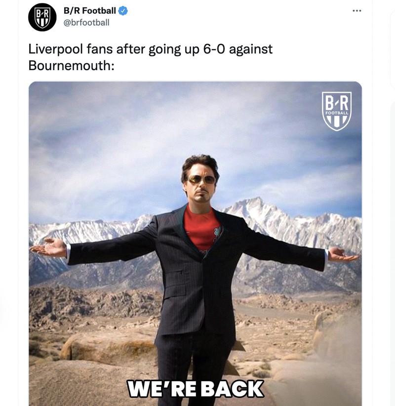 Meme Liverpool Bournemouth