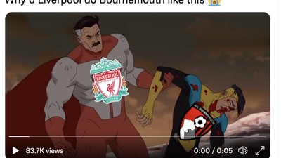 Meme Liverpool Bantai Bournemouth 9-0, Salah Bengong