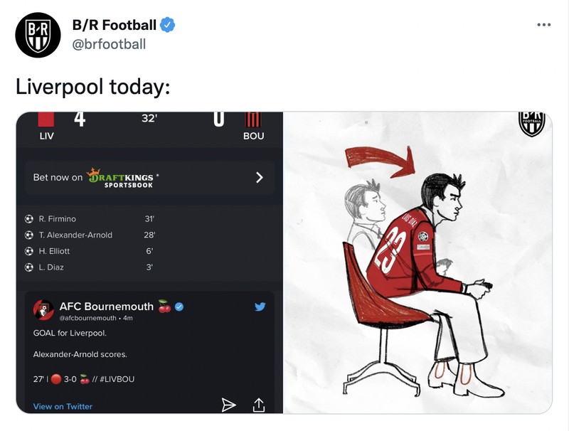 Meme Liverpool Bournemouth