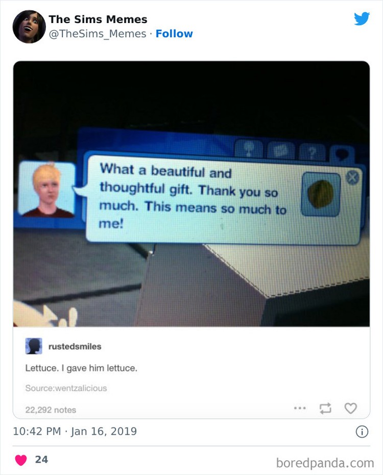 Meme The Sims Meme The Sims berikut ini bakal bikin kamu senyum-senyum sendiri karena teringat zaman-zamannya sering main. Who can relate?