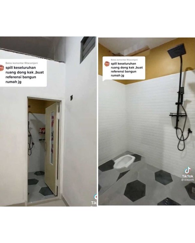 Hanafi membenarkan unggahannya yang memberanikan diri membangun rumah dengan budget Rp 70 juta. Ia juga menanggapi berbagai komentar warganet tentang biaya pembangunan rumahnya yang dianggap tak masuk logika. Seperti yang di dalam video (budgetnya) Rp 70 juta beserta dekor simpelnya. Kalau di lokasi saya si cukup. Karena saya membangun rumah, sudah diberikan tanah oleh orang tua saya. Buat bangunanya lebih dari cukup, malah bisa buat beli dekor ruangnya lagi. Karena ada beberapa daerah yang material bangunan mahal, kata Hanafi. Foto: Dok. TikTok @wakjon5.