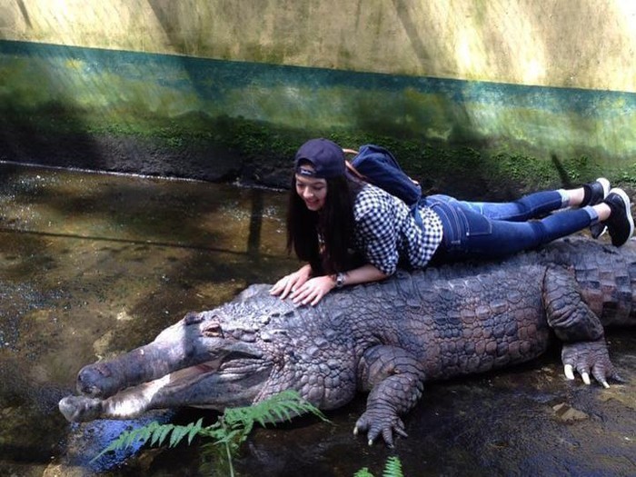 Raline Shah di Kebun Binatang Siantar pada tahun 2016 yang lalu