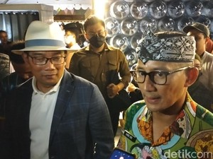 Ridwan Kamil dan Sandiaga Uno Bicara Dukungan Politik Jelang 2024
