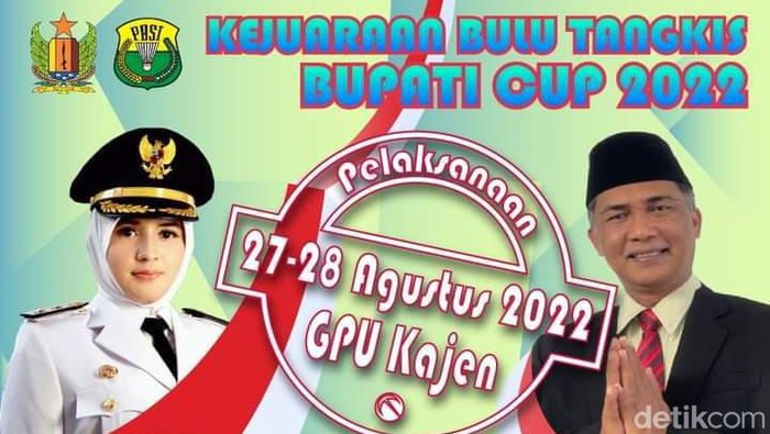 Kejuaraan bulutangkis Bupati Cup Pekalongan.