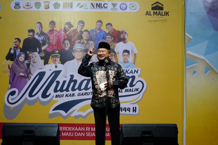 Bupati Garut Rudy Gunawan menutup secara resmi kegiatan Pekan Muharam 1444 Hijriah. Rudy pun mengapresiasi Majelis Ulama Kabupaten (MUI) Kabupaten Garut