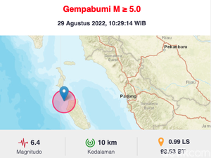 Daftar Kerusakan dan Pengungsi Akibat Gempa M 6,4 Mentawai