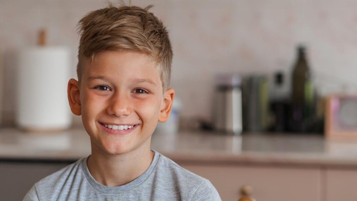 Ilustrasi model rambut anak laki-laki