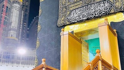 Foto Langka Isi Kabah Diungkap Akun Twitter Masjidil Haram