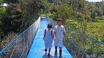 Before-After Perbaikan Jembatan Gantung Reyot di Toraja