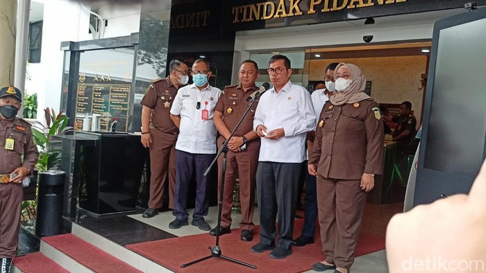 Kejagung akan mengembalikan berkas perkara 4 tersangka kasus pembunuhan Brigadir Nopriansyah Yosua Hutabarat (Brigadir J) kepada penyidik kepolisian (Adrial Akbar/detikcom)