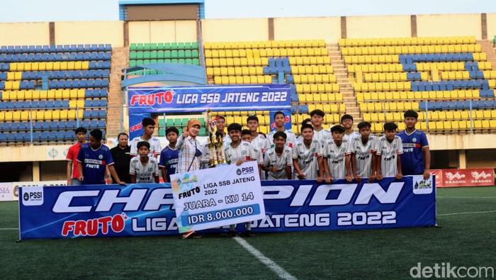 im KKO Wonogiri saat menjuarai Fruto Liga SSB Jawa Tengah 2022 di Semarang.
