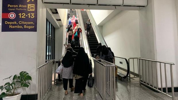 Kondisi Stasiun Manggara, Senin (29/8/2022).