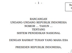 Link RUU Sisdiknas Versi Agustus 2022, Ayo Cermati dan Beri Masukan