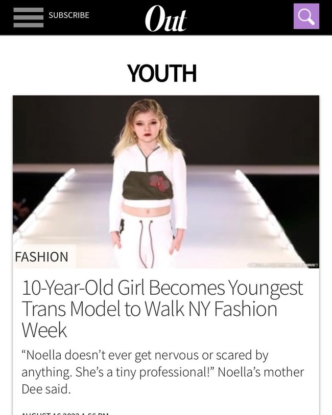 Dilansir Dailymail, Noella McMahar tahun ini akan berjalan di Paris Fashion Week.Foto: Instagram @thenoellabella