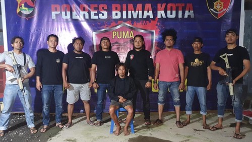 Pelaku AM (30) DPO kasus Curanmor di Kelurahan Melayu Kota Bima.