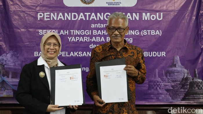 Penandatanganan MoU STBA Bandung dan BPOB.