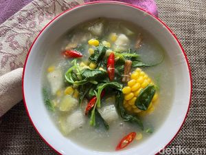 Resep Sayur Menir Bayam yang Sederhana Berkuah Lembut dan Sedap