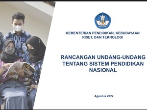 Alot Pro Kontra RUU Sisdiknas Bikin Gagal Masuk Prolegnas Prioritas 2023