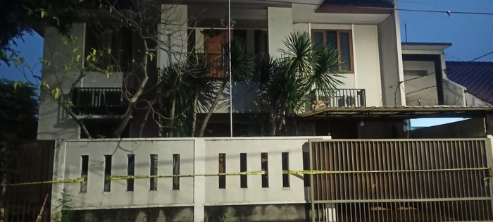 Suasana rumah dinas Irjen Ferdy Sambo pada Senin (29/8/2022) pukul 18.00 WIB (Adrial-detikcom)