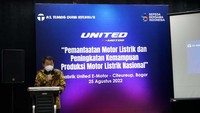 Direktur PT. Terang Dunia Internusa, Andrew Mulyadi menjelaskan bahwa United E-Motor siap untuk berkompetisi dalam industri motor listrik nasional. Hal ini karena United E-Motor merupakan motor listrik produksi nasional. dengan kualitas tinggi, bergaransi, inovatif, terjangkau dan siap bersaing dengan produk motor listrik luar negeri.