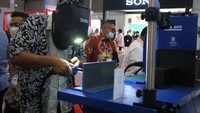 Uji coba langsung produk Soldamatic, salah satu produk dari PT. Multimayaka(multigroup).