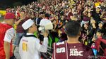 Potret Ustaz Dasad Latif Beri Dukungan Langsung ke PSM di Laga Lawan Persib