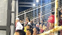 Dasad terlihat ikut bergabung di VIP Utama bersama beberapa pejabat penting lainnya. Antusias ustaz asal Pinrang, Sulawesi Selatan. (Muhclis/detikSulsel)