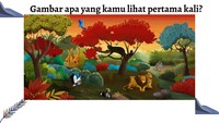 Gambar apa yang kamu lihat pertama kali?