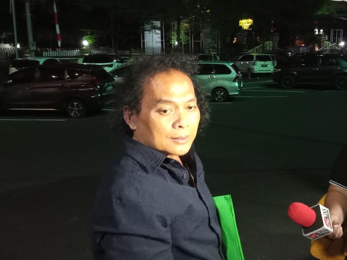 Deolipa saat ditemui di Polres Jakarta Selatan.