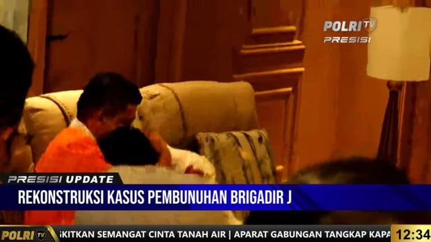 Ferdy Sambo dan Putri di Rekonstruksi Pembunuhan Yosua