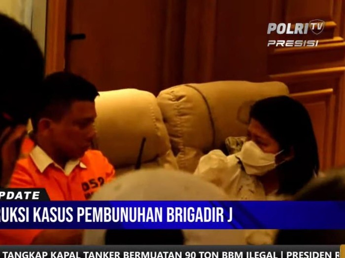 Ferdy Sambo dan Putri di Rekonstruksi Pembunuhan Yosua